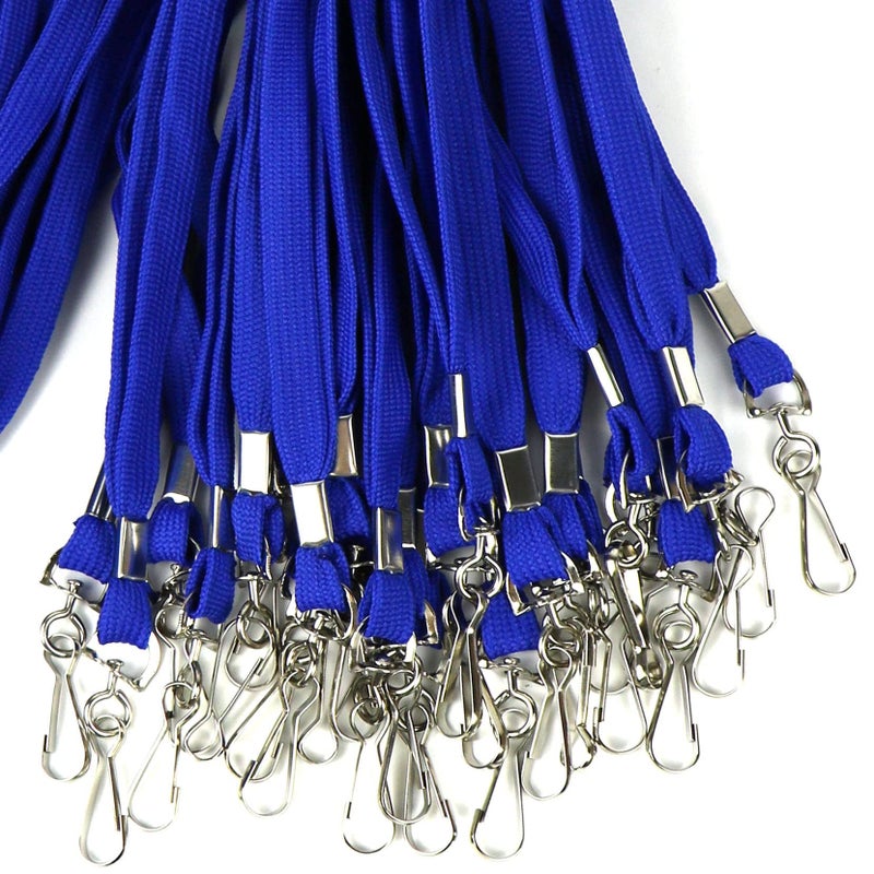 Ollain Badge Lanyards Flat Lanyard Swivel Hooks Durably Neck Bulk lanyards 100 Pack - Image 5